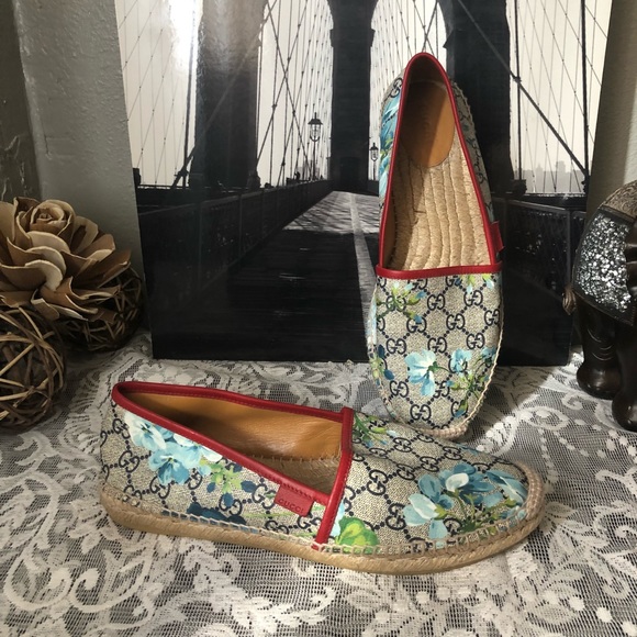 Gucci Shoes - Pilar' Espadrille Slip-On Flat